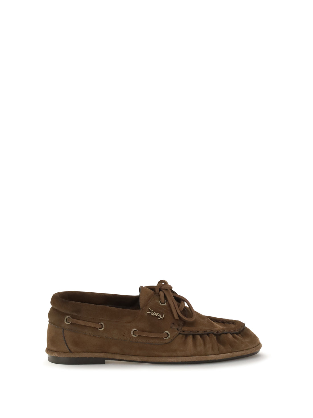 SAINT LAURENT 36 suede loafers