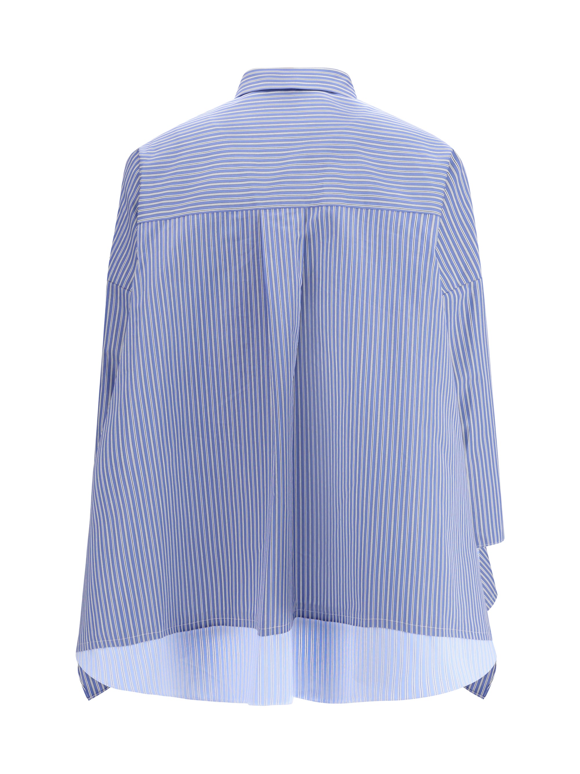 striped poplin shirt