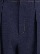 BOTTEGA VENETA 40 mélange wool pants