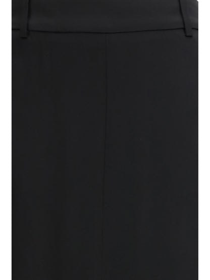 TOM FORD 40 tailored crepe envers satin skirt