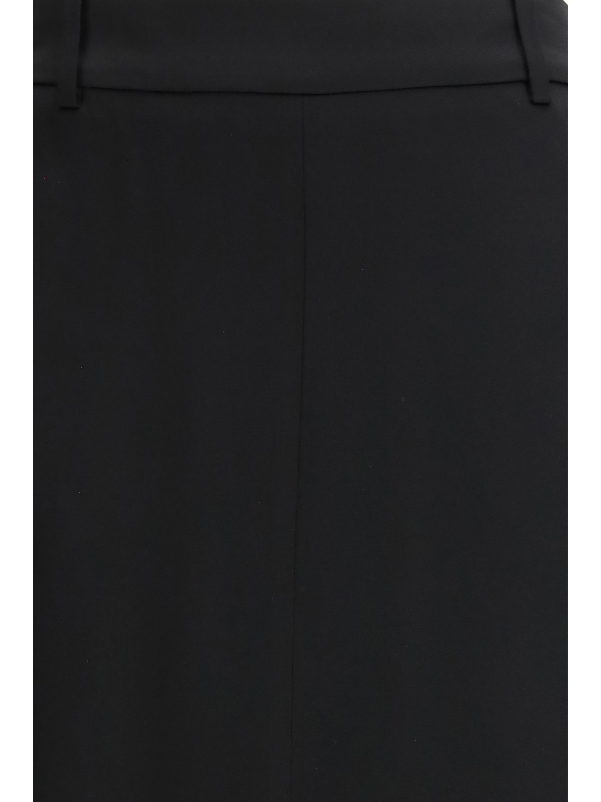 tailored crepe envers satin skirt
