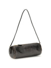pouch crafted in aged-effect nappa leather
