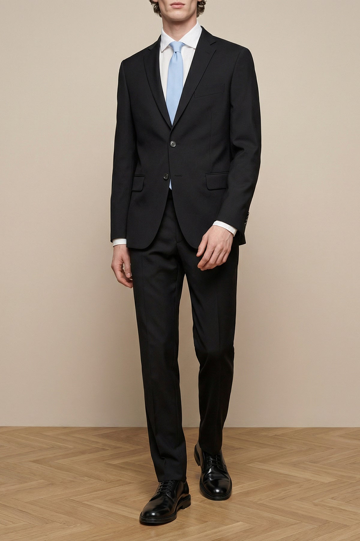 dress - ceremony line in cool wool