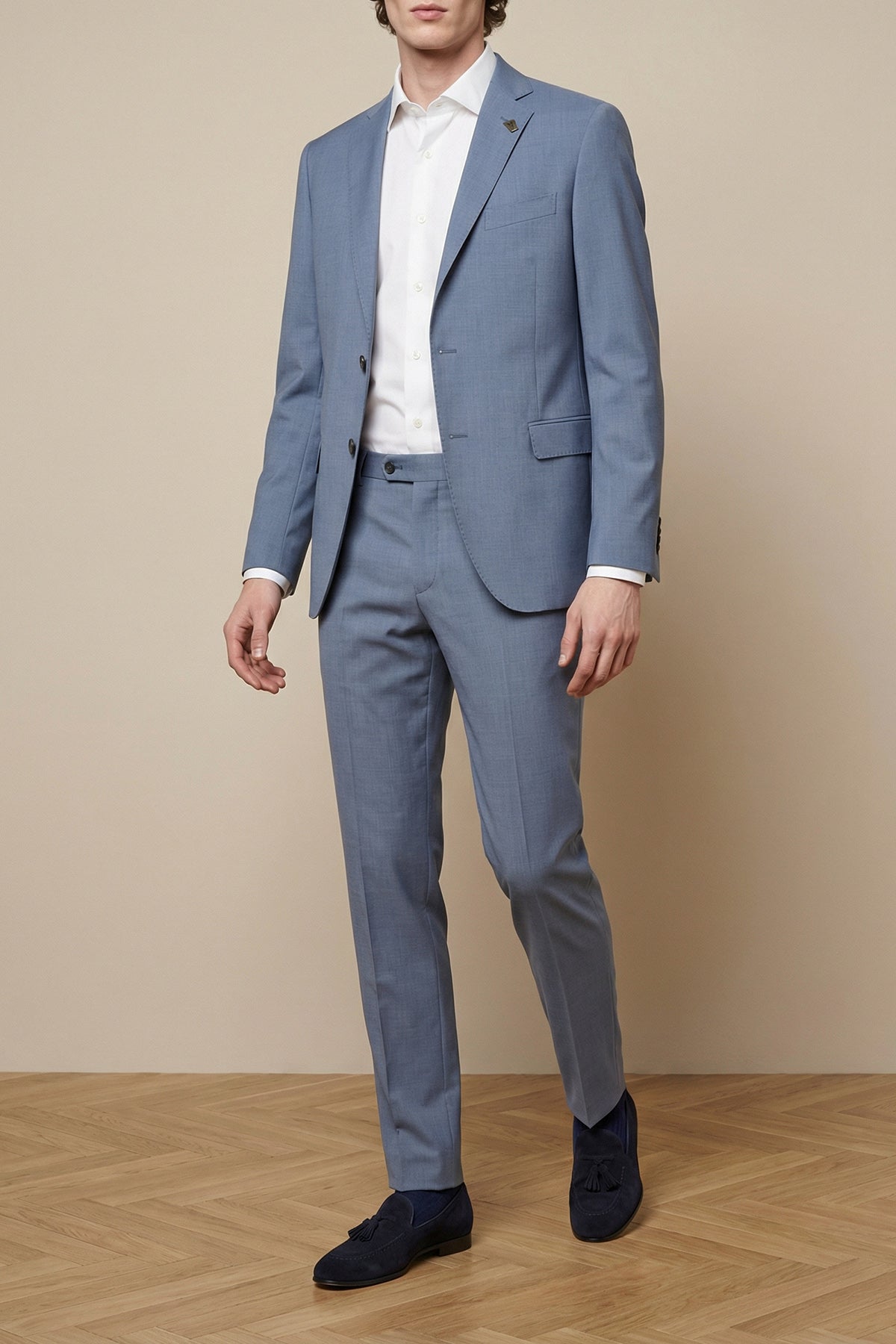 lord dress in wool blend mélange