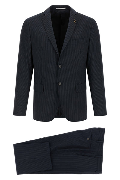 lord suit in viscose blend and wool