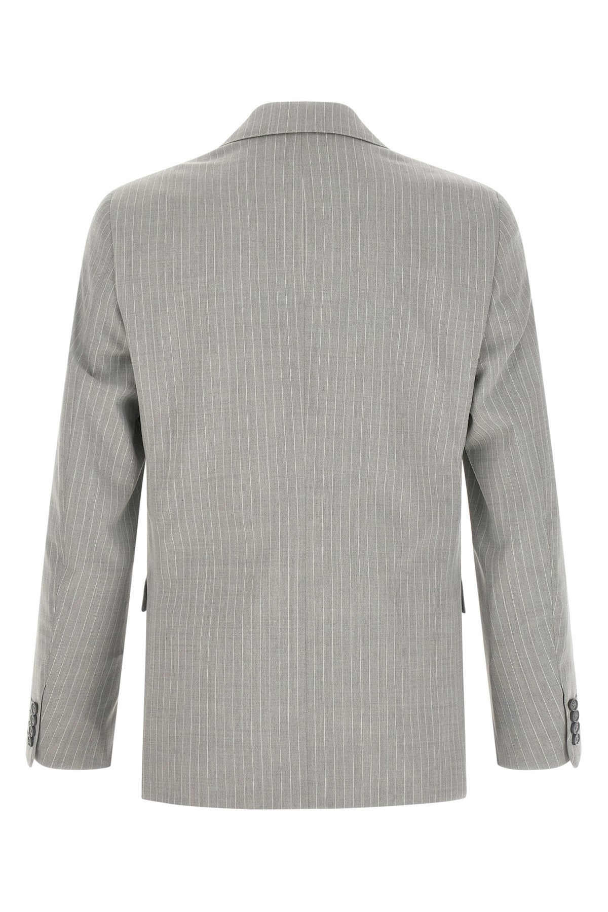 lord pinstripe patterned wool blend dress