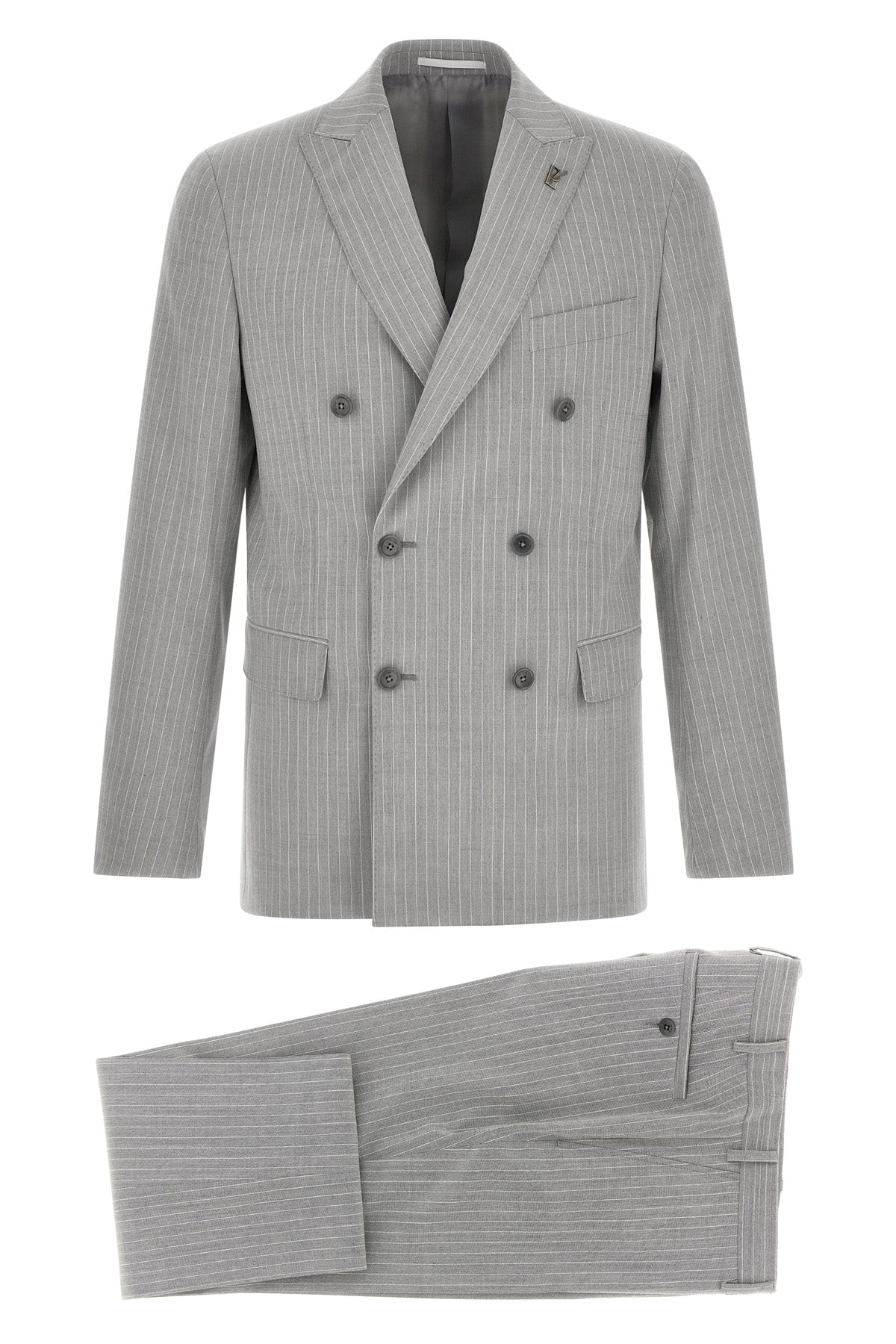 lord pinstripe patterned wool blend dress