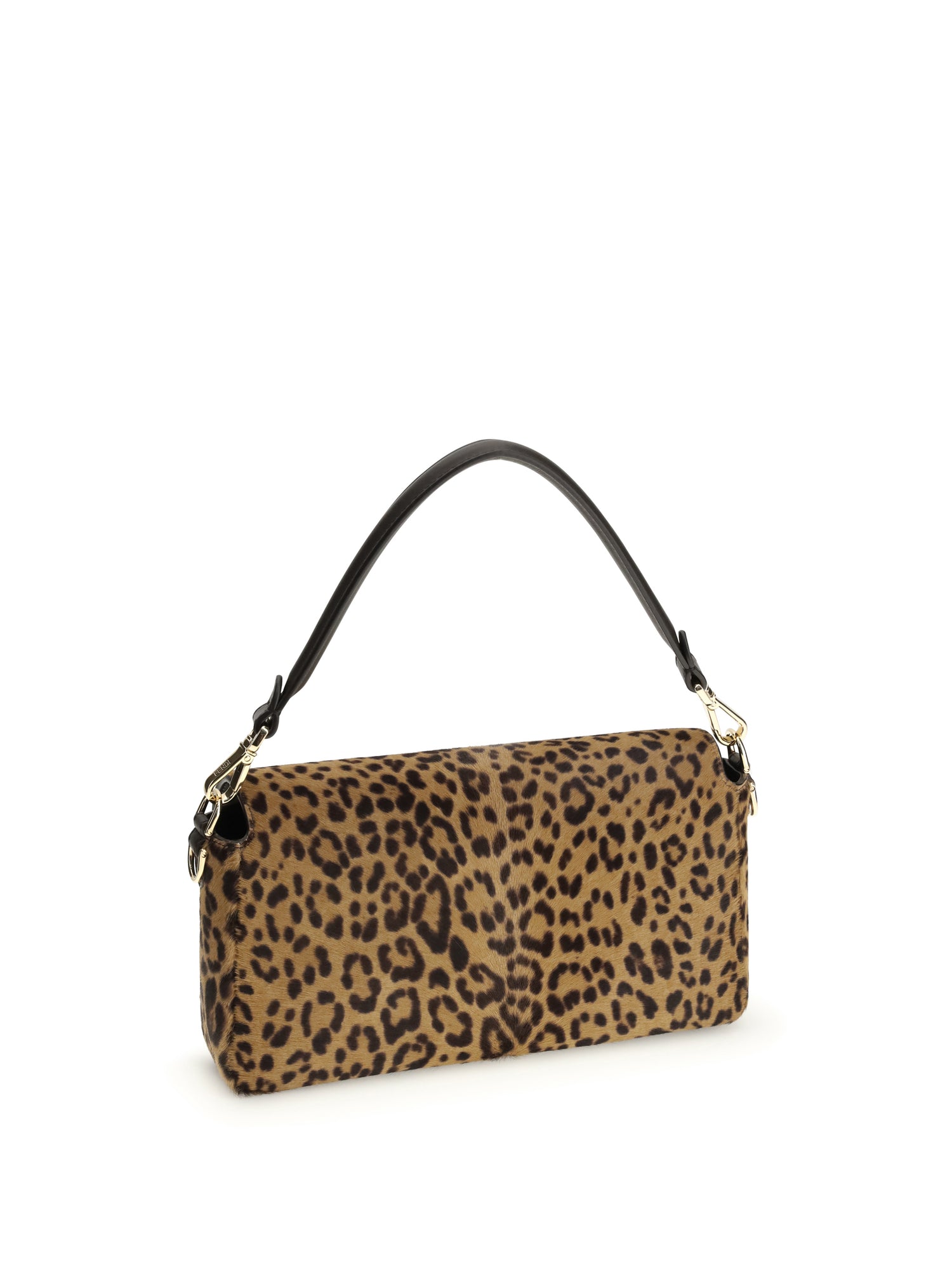 FENDI OS printed pony effect shoulder bag