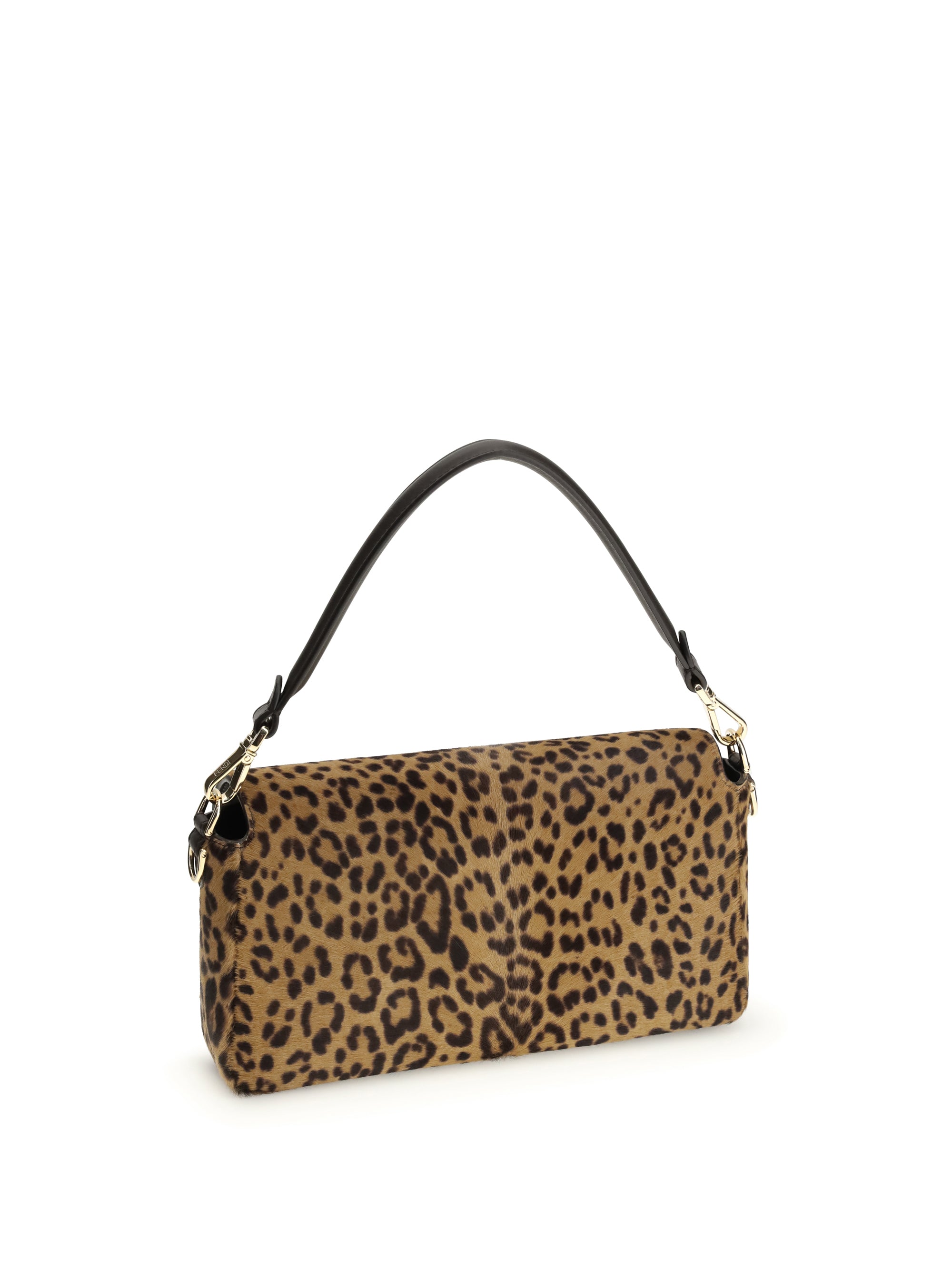 FENDI OS printed pony effect shoulder bag