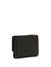 intrecciato trifold wallet