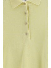 ALLUDE M short-sleeve polo neck sweater 