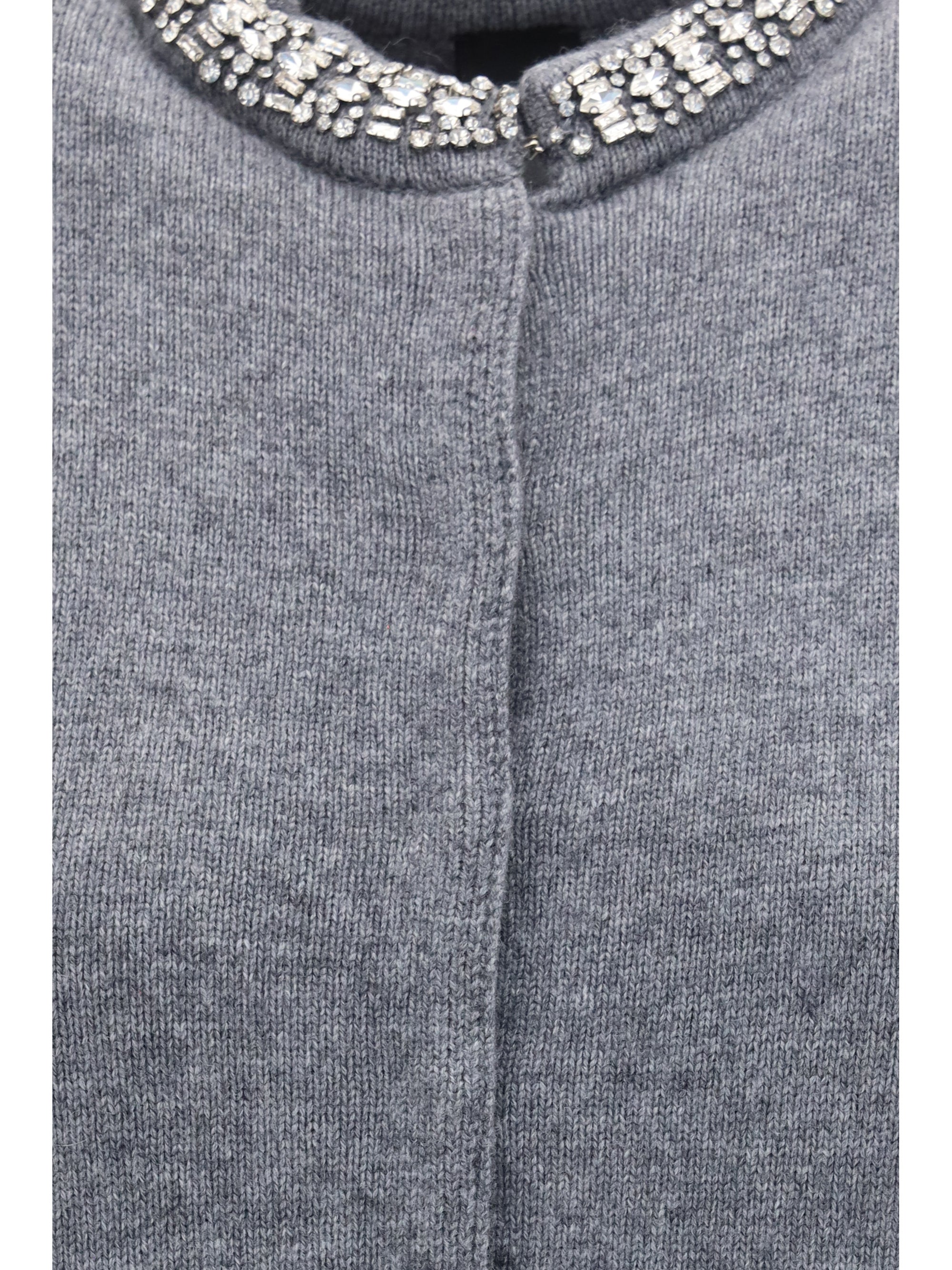 colonia cardigan with jewel collar