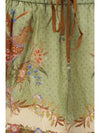 indra relaxed silk drawstring shorts