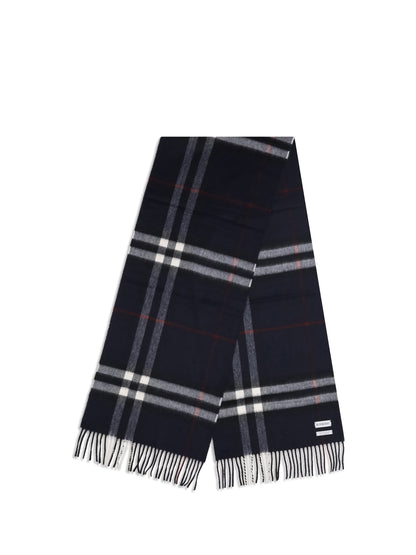BURBERRY OS cashmere check scarf