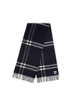 cashmere check scarf