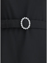 SAINT LAURENT 36 sablè mini dress with cut nude back