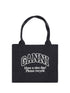 GANNI OS cotton tote bag