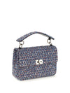 rockstud spike tweed handbag