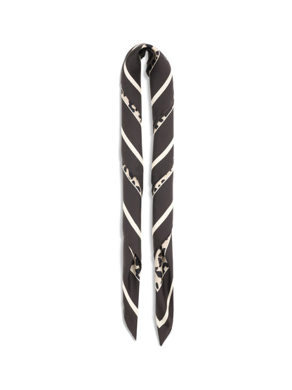 leopard print foulard