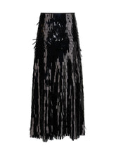 SELF-PORTRAIT 8 sequin midi skirt 