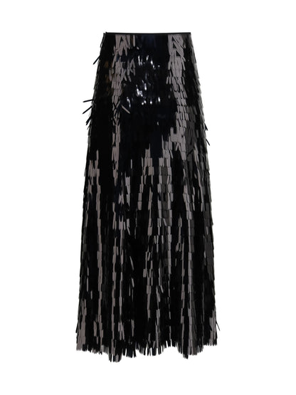 SELF-PORTRAIT 8 sequin midi skirt 