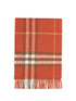 BURBERRY OS cashmere check scarf 