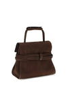handbag nabuk cioccolato
