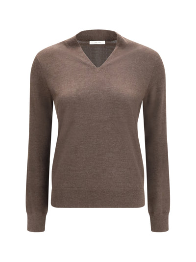 quovine cashmere and silk-blend sweater