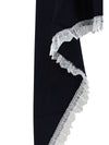 openwork wool cape