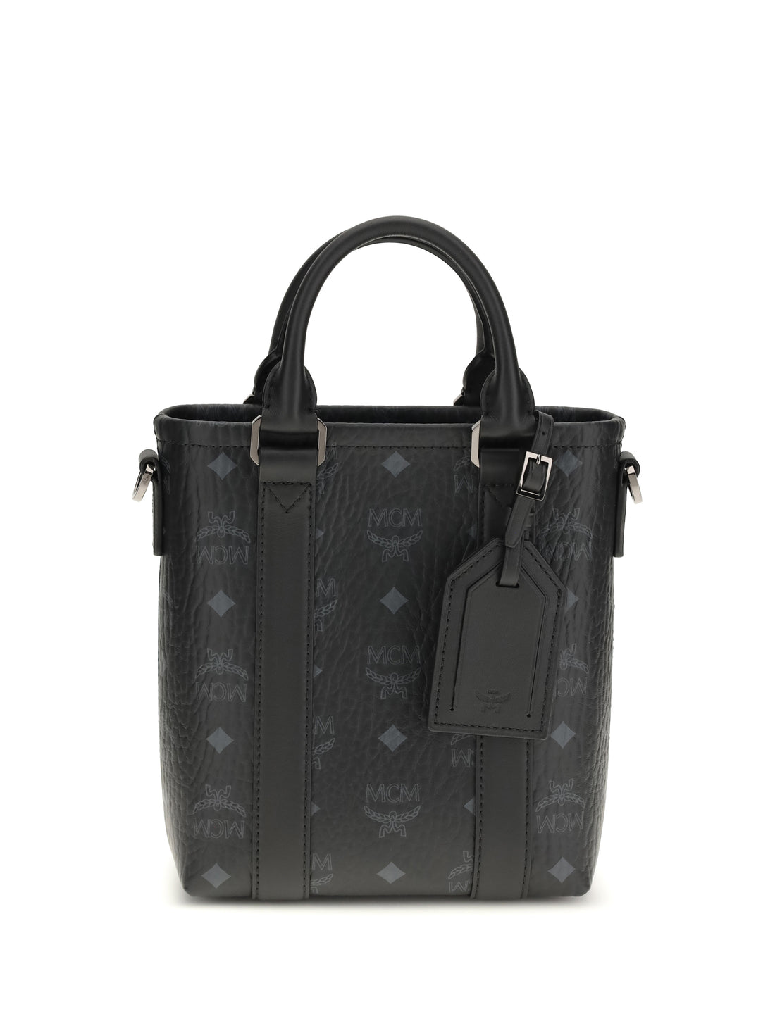 MCM OS aren mini printed canvas tote bag