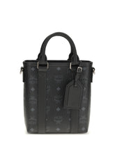 MCM OS aren mini printed canvas tote bag
