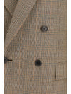 prince of wales houndstooth wool blazer