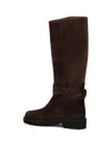 vlogo signature suede high boots