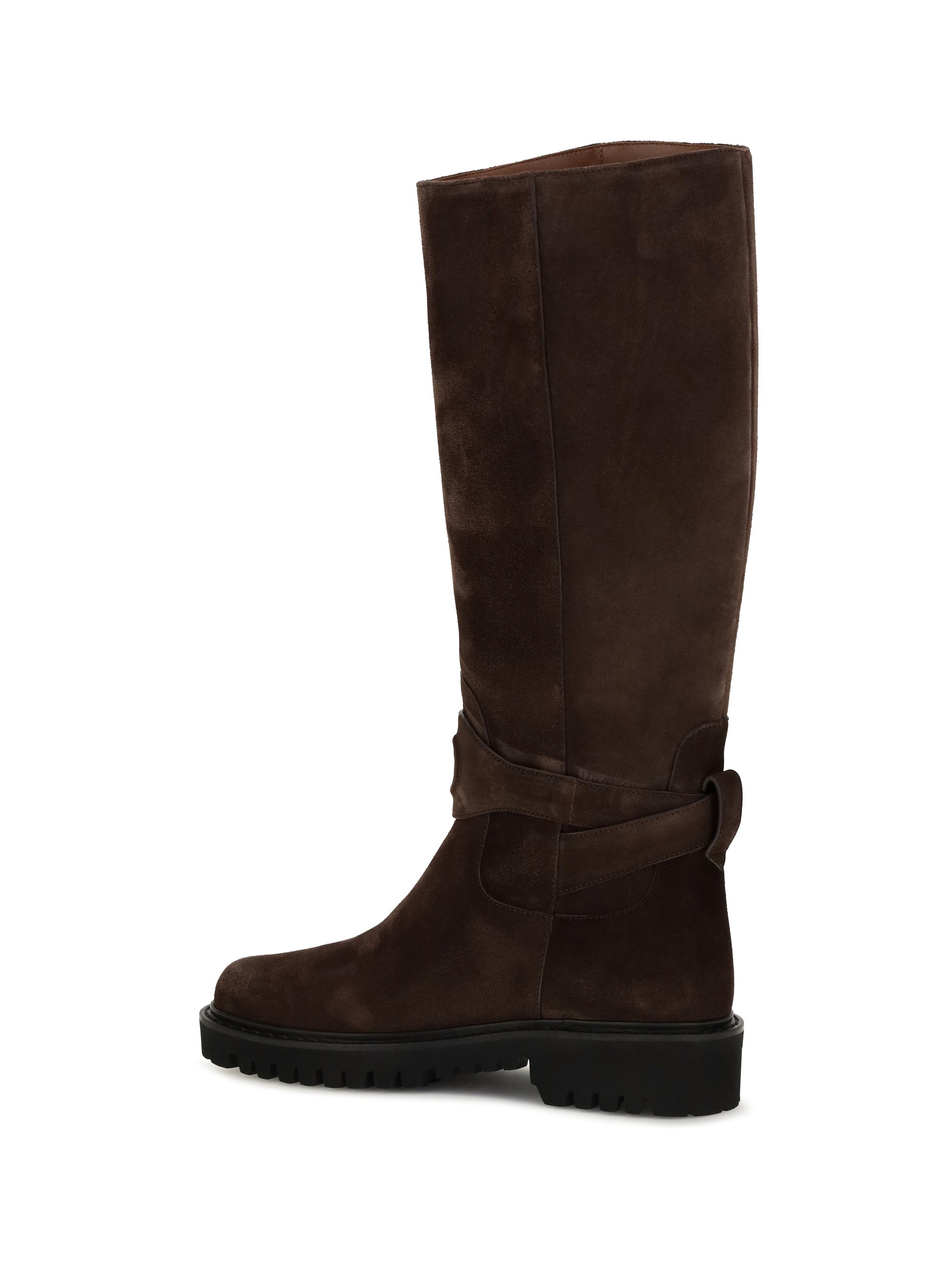 vlogo signature suede high boots