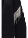pagine virgin wool cardigan with sparkling details