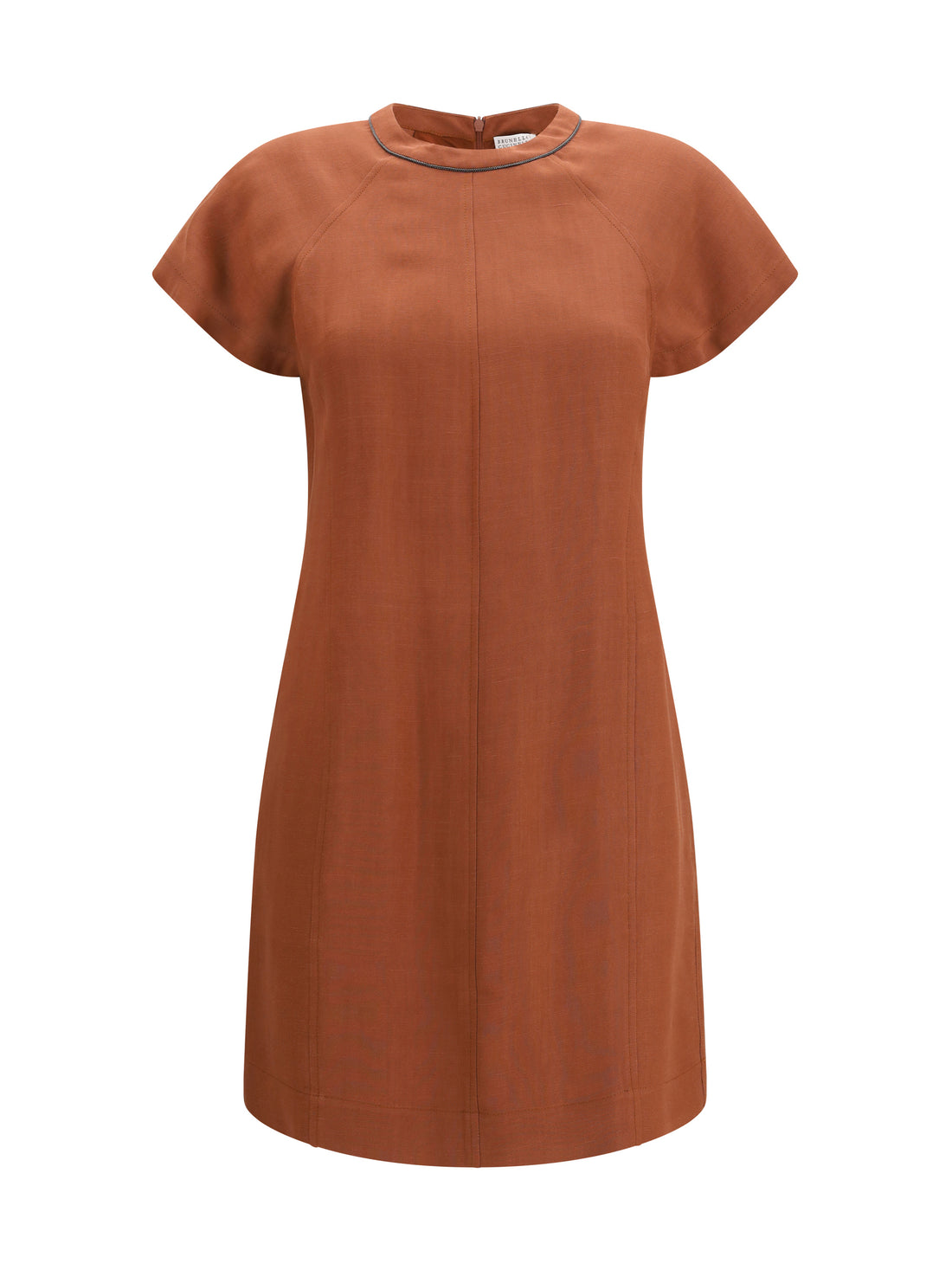BRUNELLO CUCINELLI M midi linen dress
