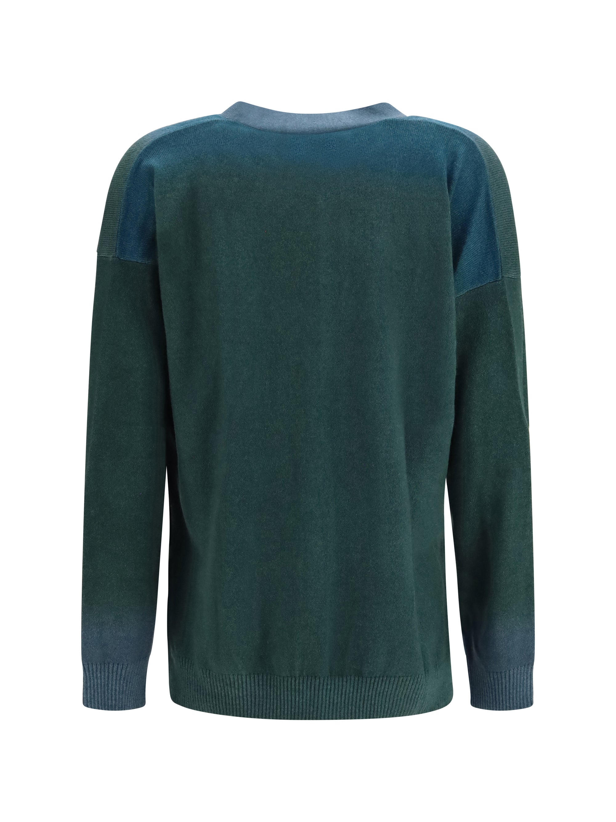 ombré cardigan with pockets