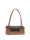 trunkette leather shoulder bag