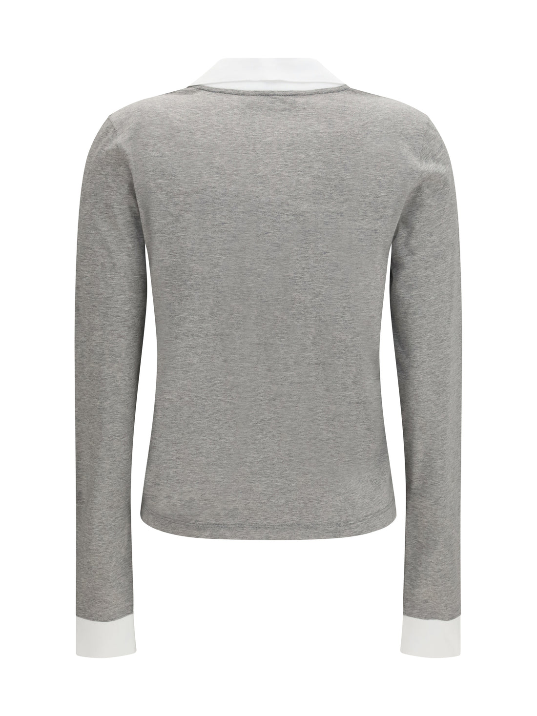 MIU MIU M long-sleeved cotton t-shirt