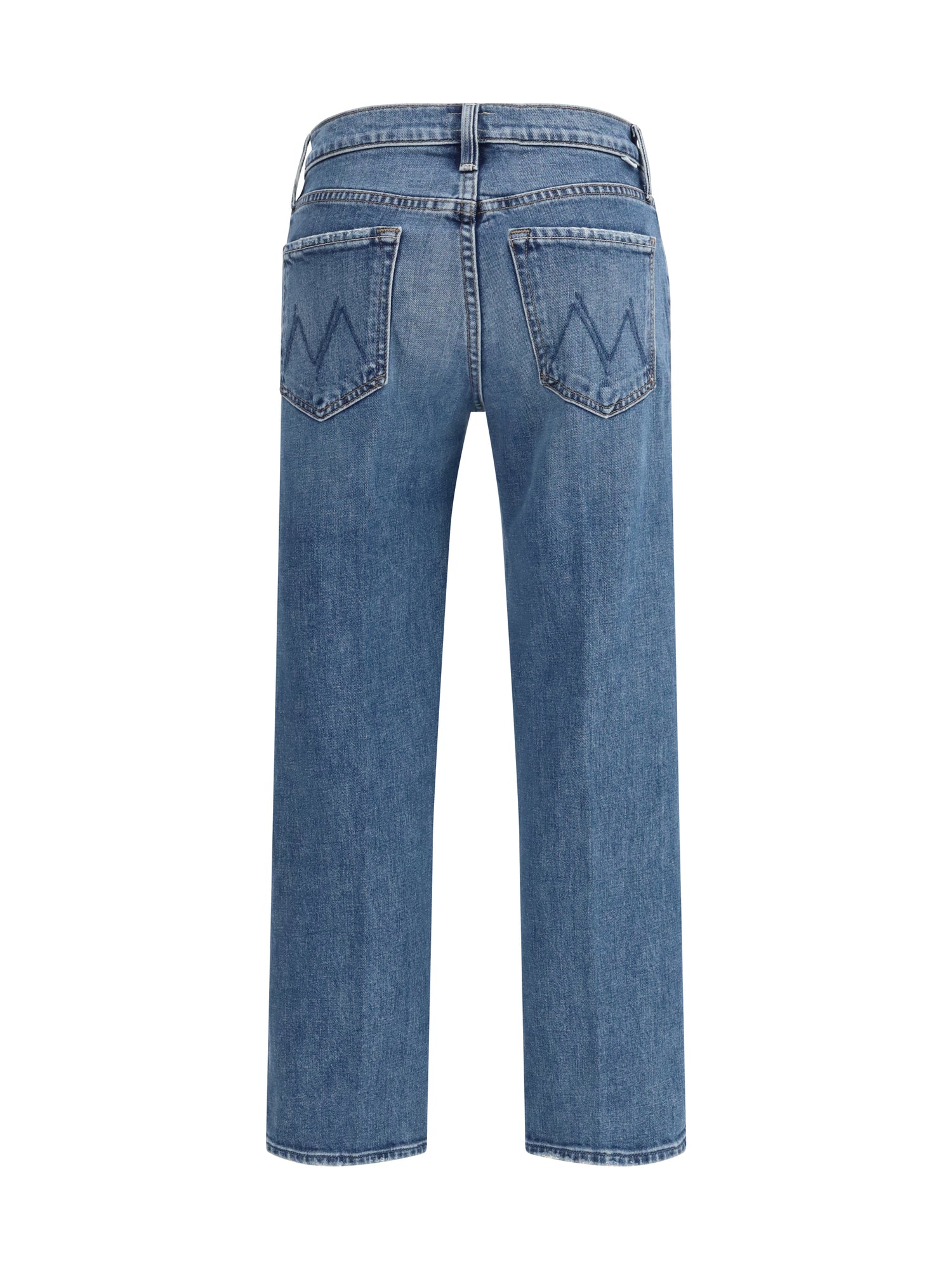 MOTHER DENIM 24 mid rise rambler zip ankle fray jeans 
