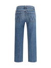 mid rise rambler zip ankle fray jeans