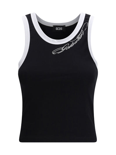 cropped sleeveless tank top