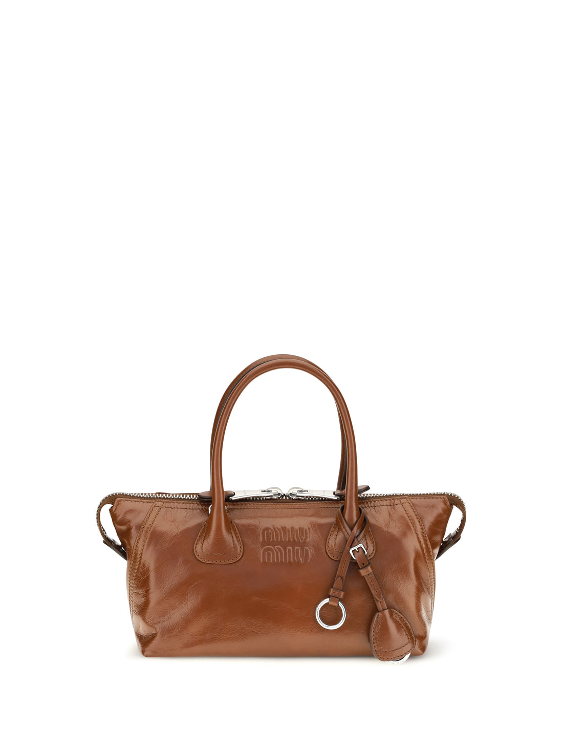 MIU MIU OS glossy leather handbag