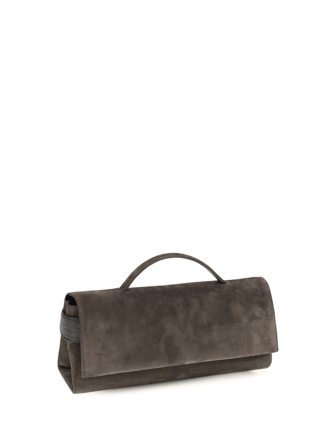 BRUNELLO CUCINELLI OS essence suede top-handle bag