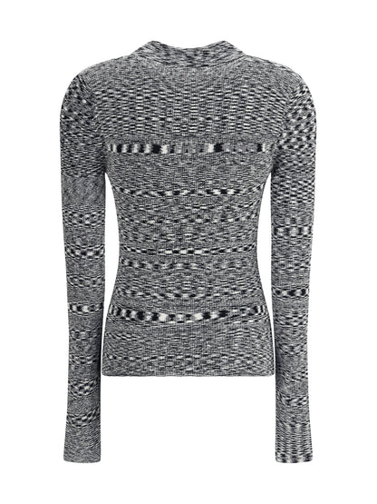 GANNI M space-dye polo