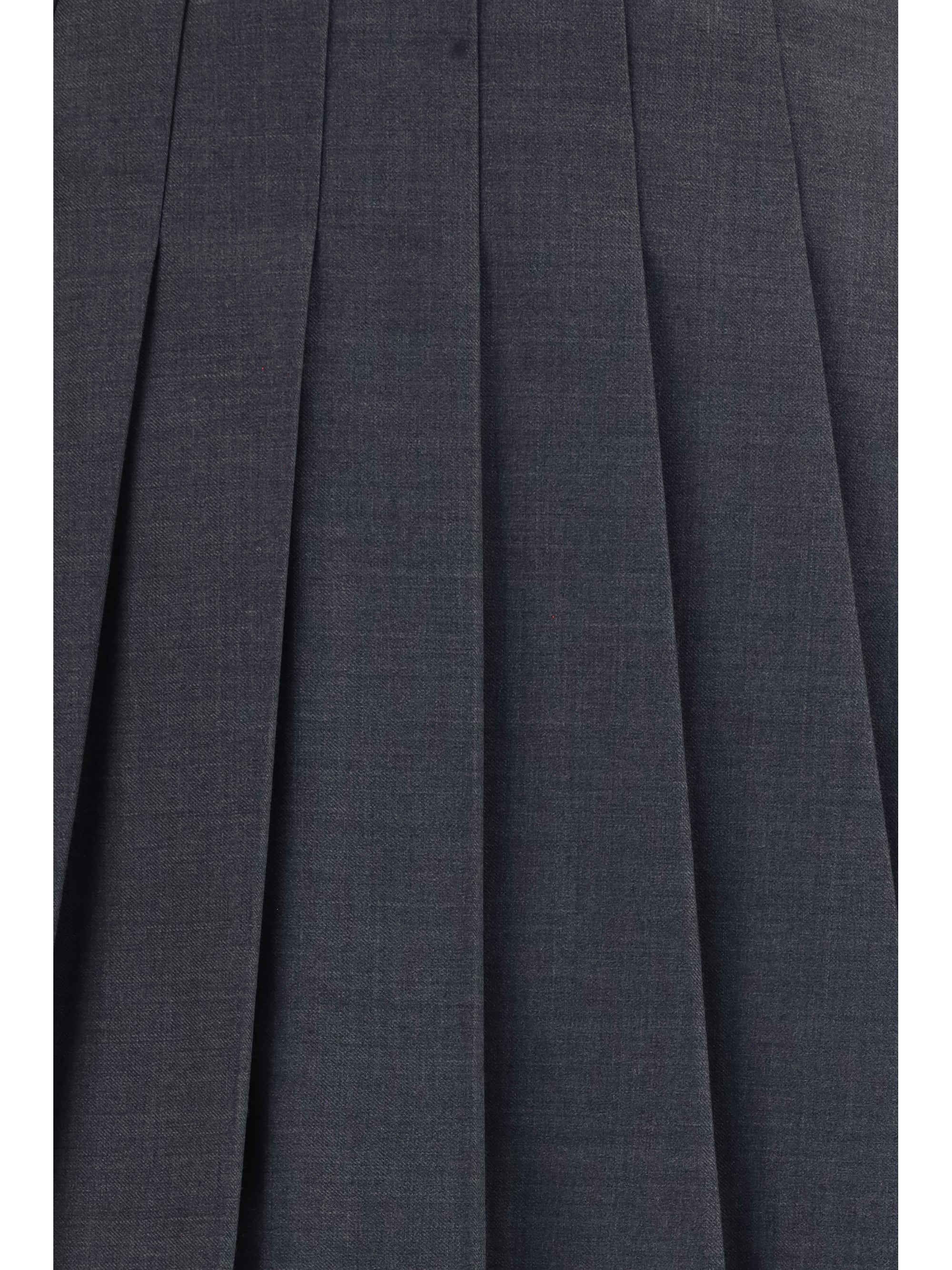 pleated mini skirt