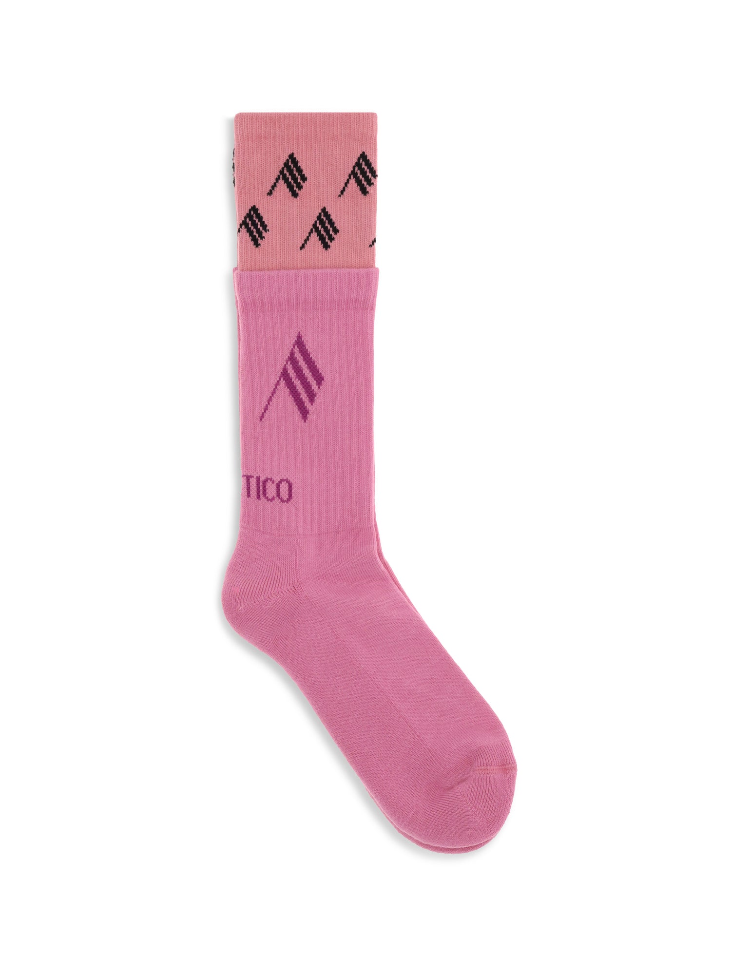 THE ATTICO L-XL logo cotton socks