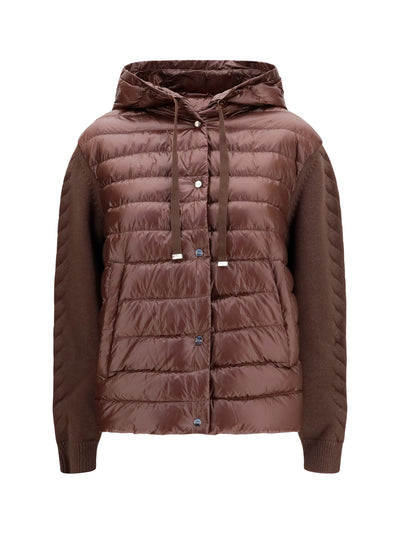 HERNO 42 down jacket with wool sleeves