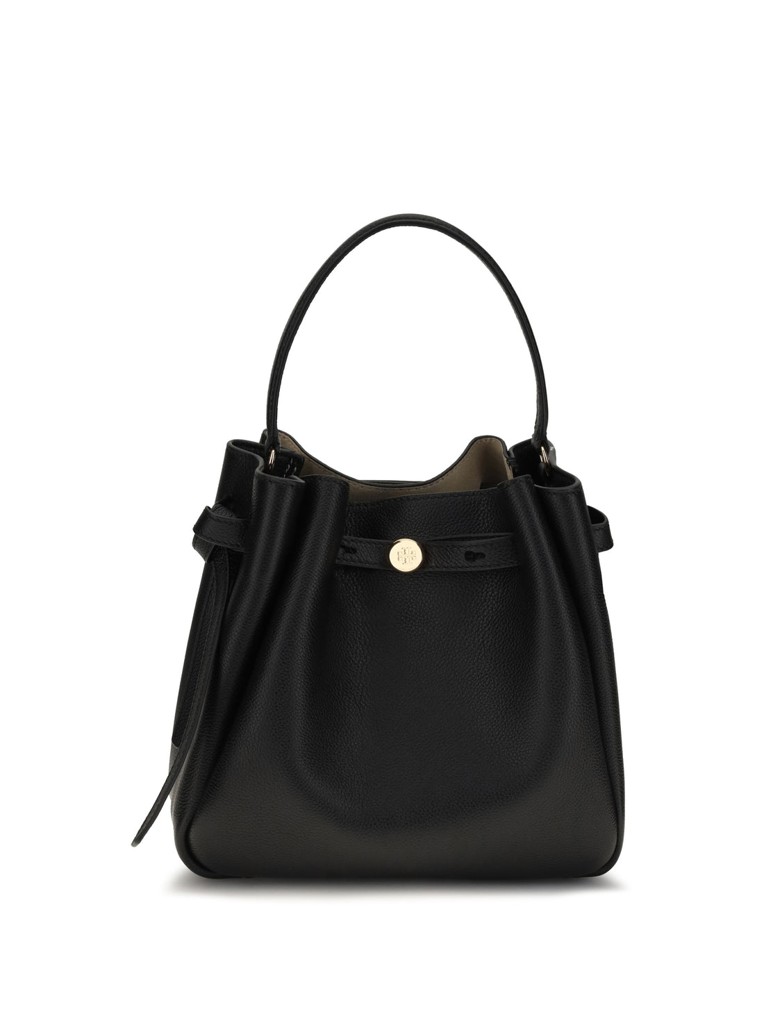 TORY BURCH OS romy hammered leather bucket bag