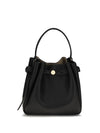 romy hammered leather bucket bag